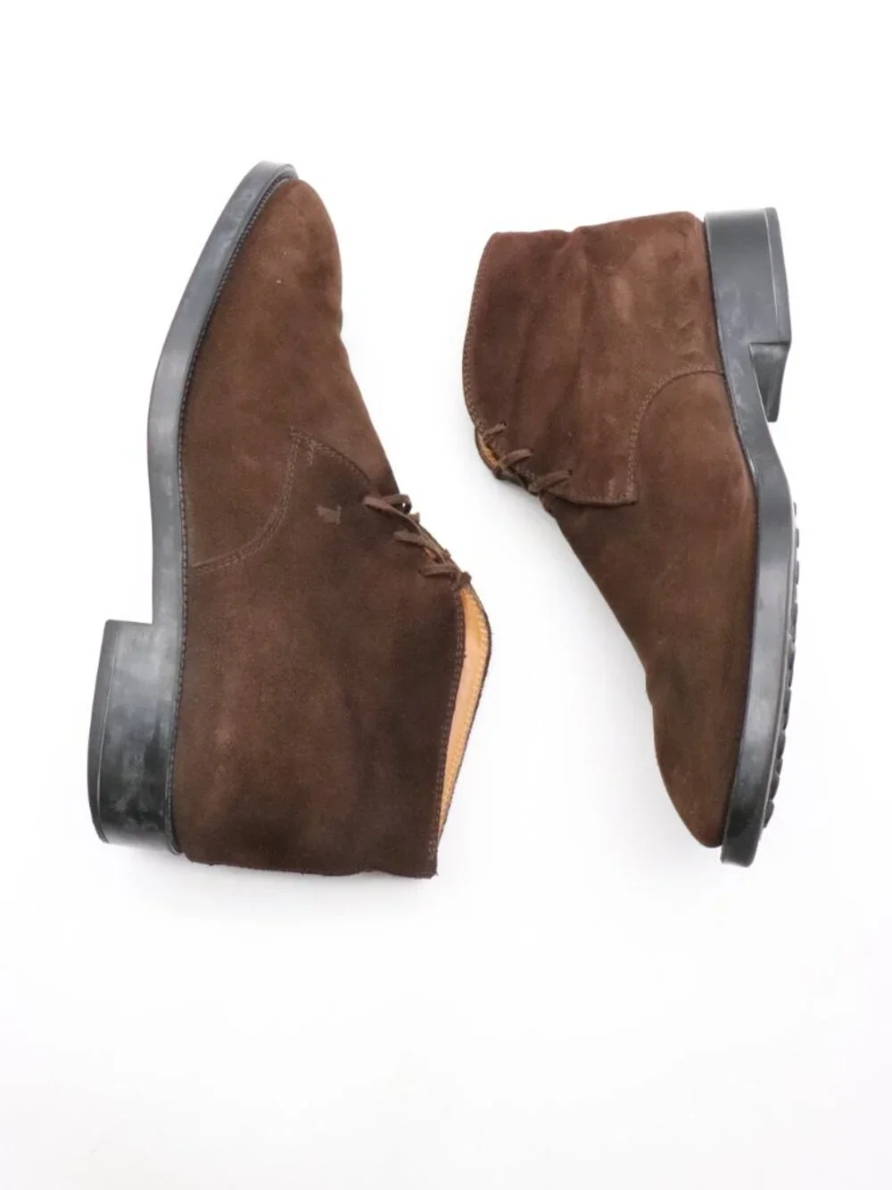 Tod's Chukka Men’s Size UK 11 US 12 Brown Suede Lace-Up Boots Shoes